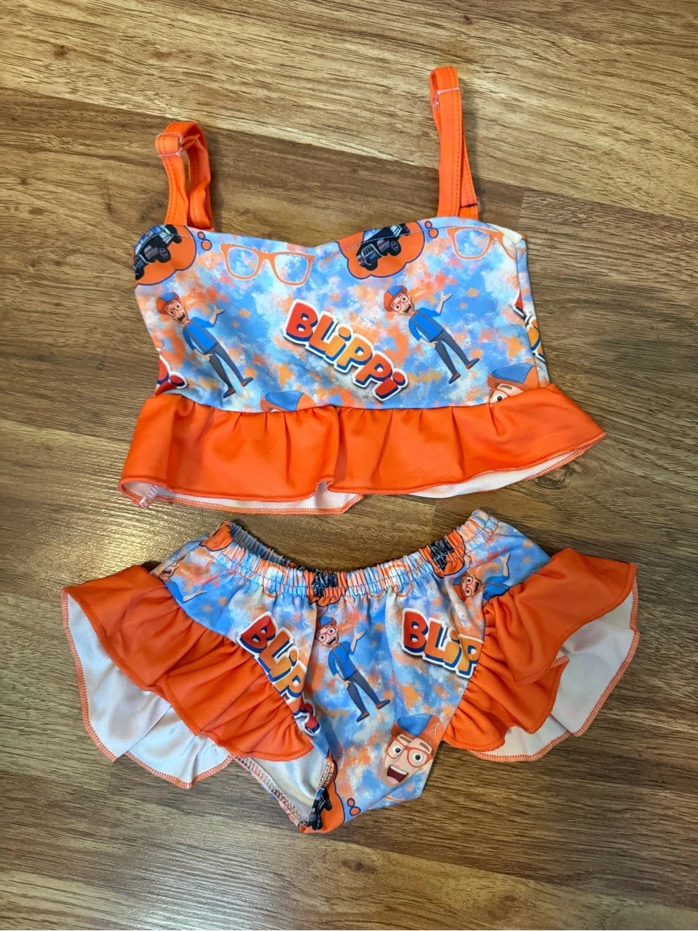 Blippi Toddler Girl Swimsuit Size 2T